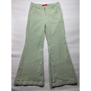 Stop Jeans Women's Vaquero Trio Alto Flare Green Denim Jeans - Size 12 (30x29.5)